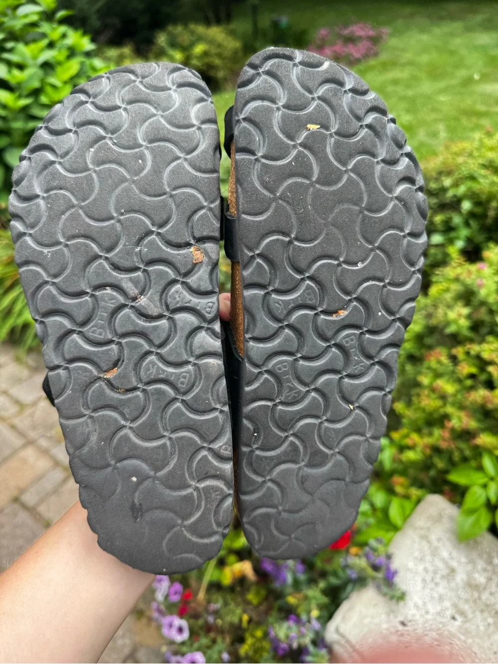 Birkenstock Black Leather Strappy Sandals EU 39 US 8
